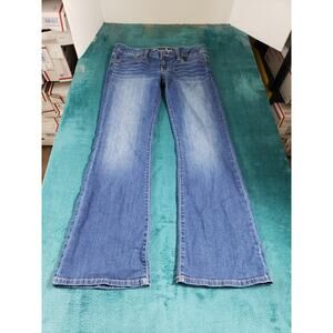 American Eagle Jeans Size 6 Short Womens Blue Ladies Pants Mid Rise Boyfriend